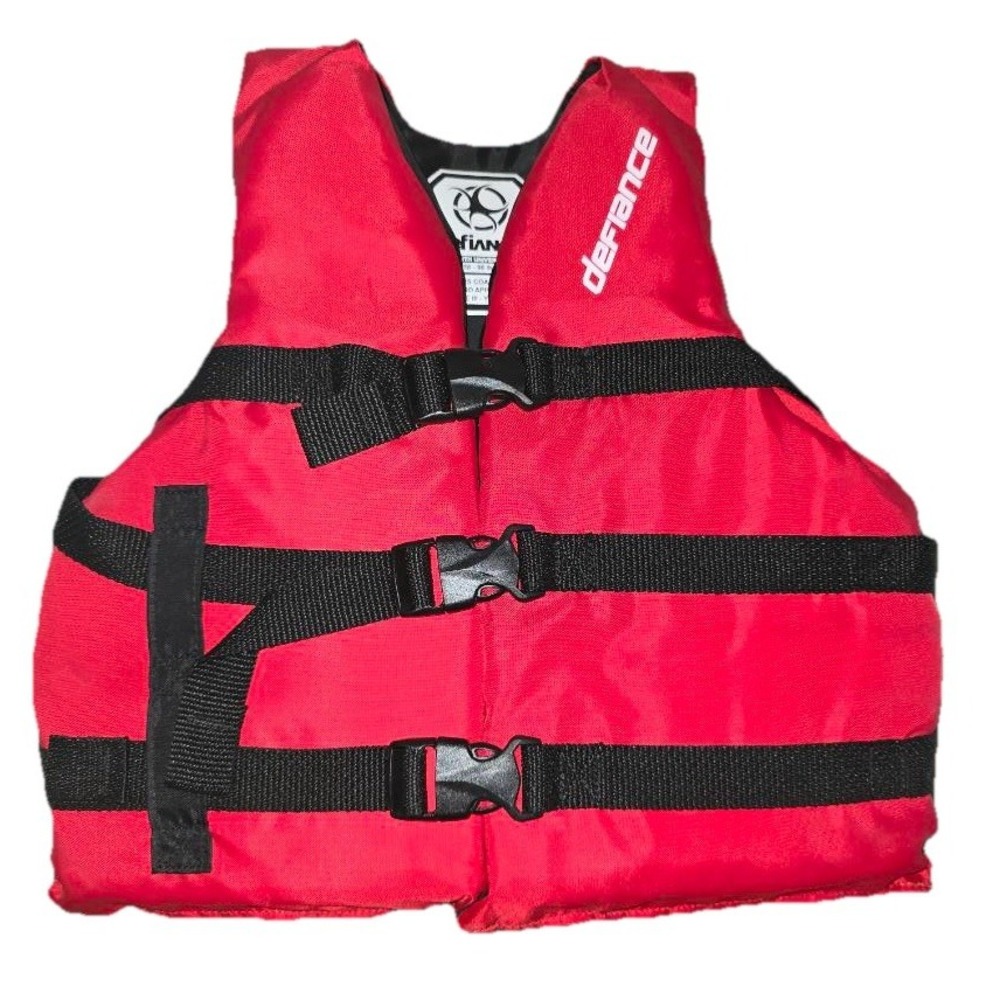 Defiance Life Jacket Watersports Floatation Life Vest Youth 50-90 lbs